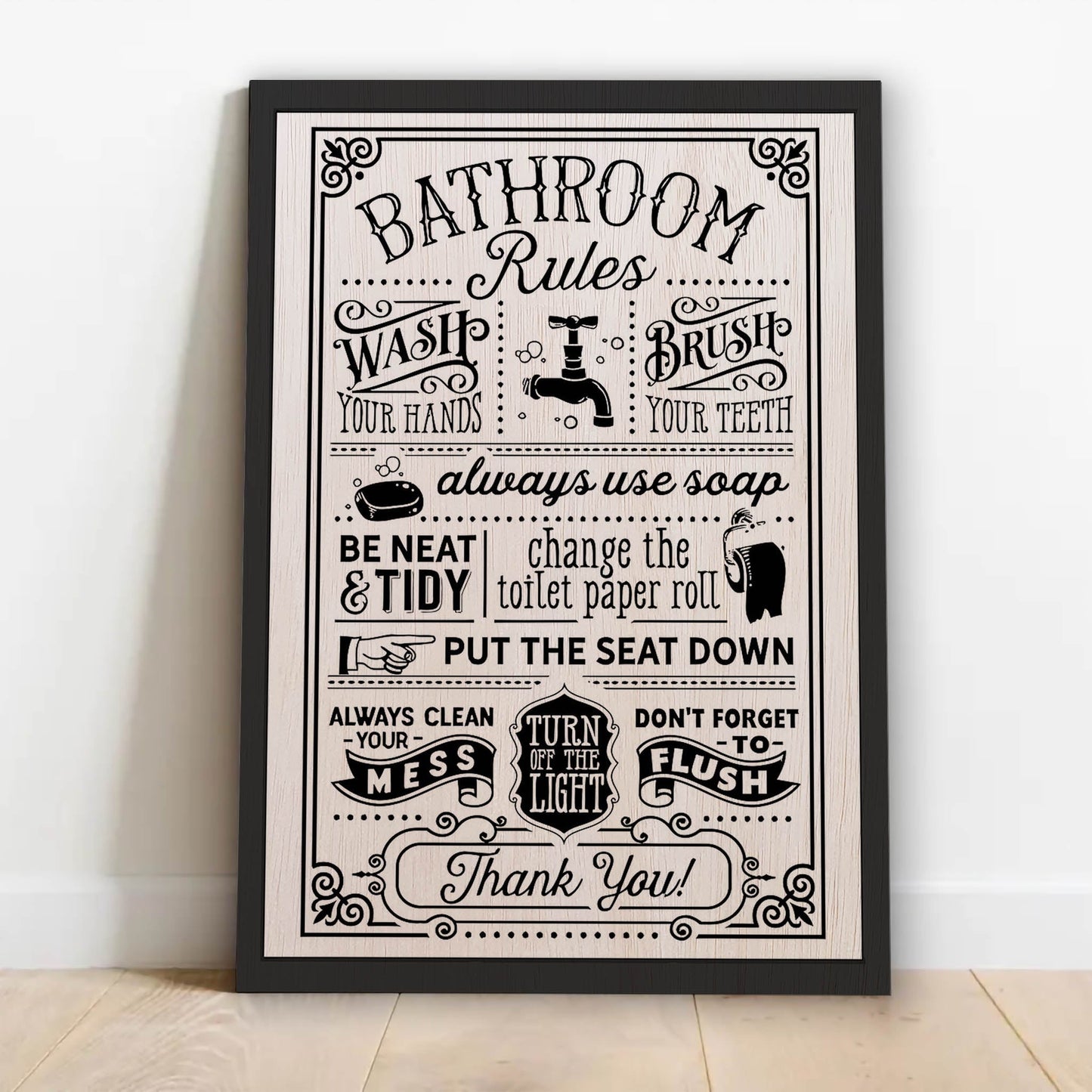Bathroom Rules