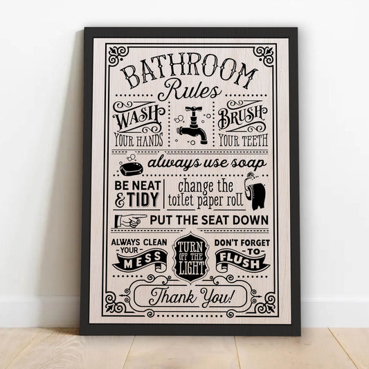 Bathroom Rules