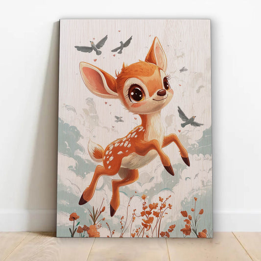 Cute Jumping Fawn