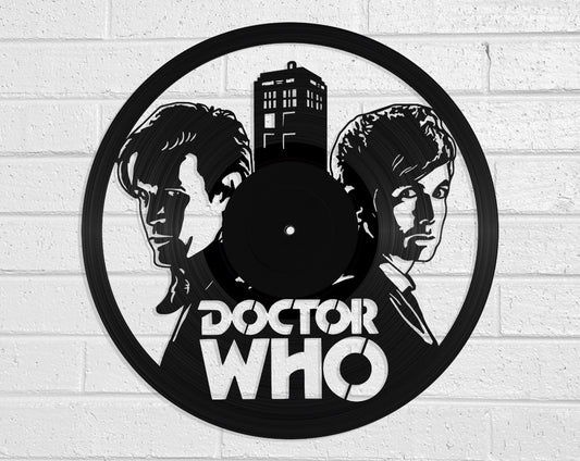 Doctor Who - revamped-records - vinyl-record-art - nz-made