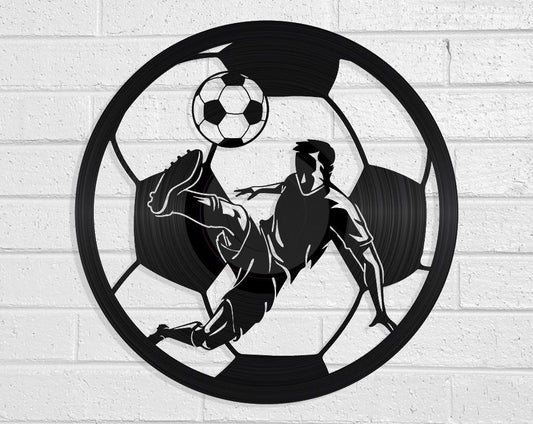 Soccer - revamped-records - vinyl-record-art - nz-made